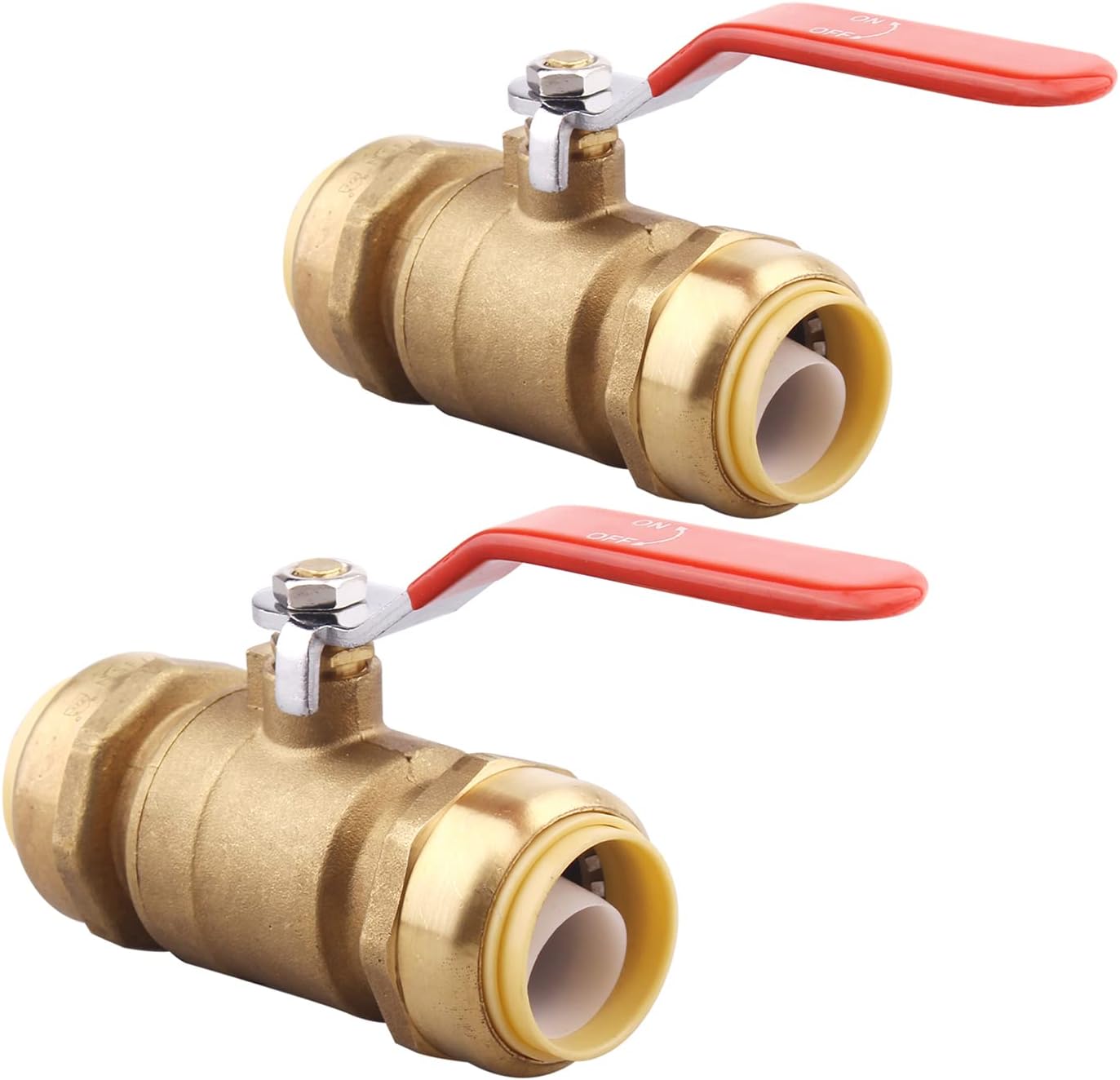 DERNORD Ball Valve 1 Inch, PushFit Valve,Water Valve Shut