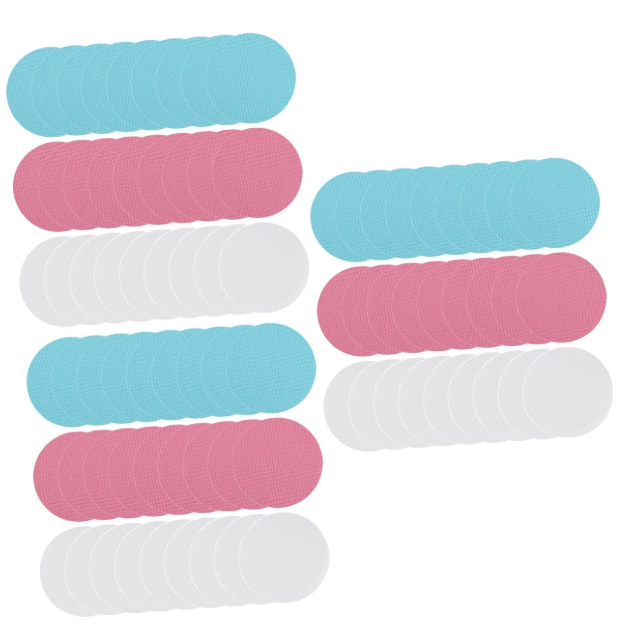 MAGICLULU 3 Juegos Pegatinas Redondas Antideslizantes Pegatinas De Letras Piso Pegatinas Adhesivos Decorativos Pegatinas Bañera Pegatinas Adhesivas para El Suelo De La Bañera Peva 36 Uds * 3