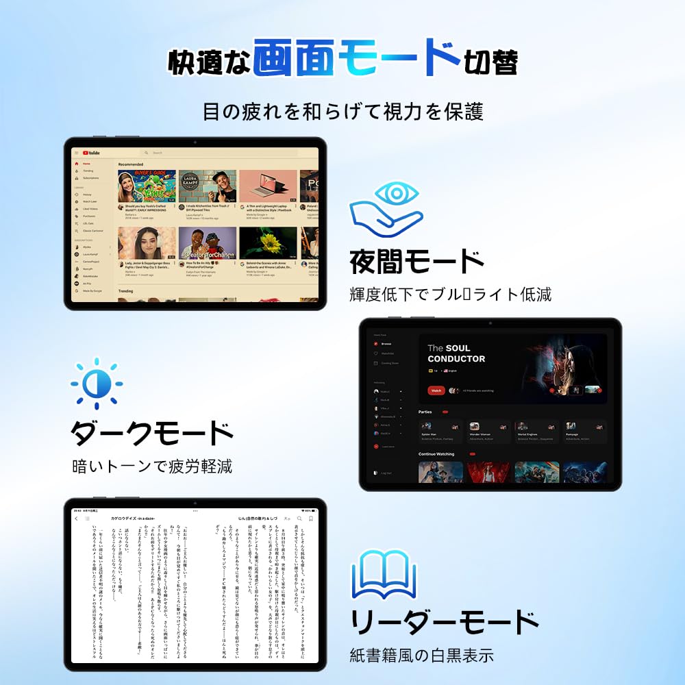 Amazon.co.jp: 【2025新登場 AI タブレット 10インチ Wi-Fiモデル