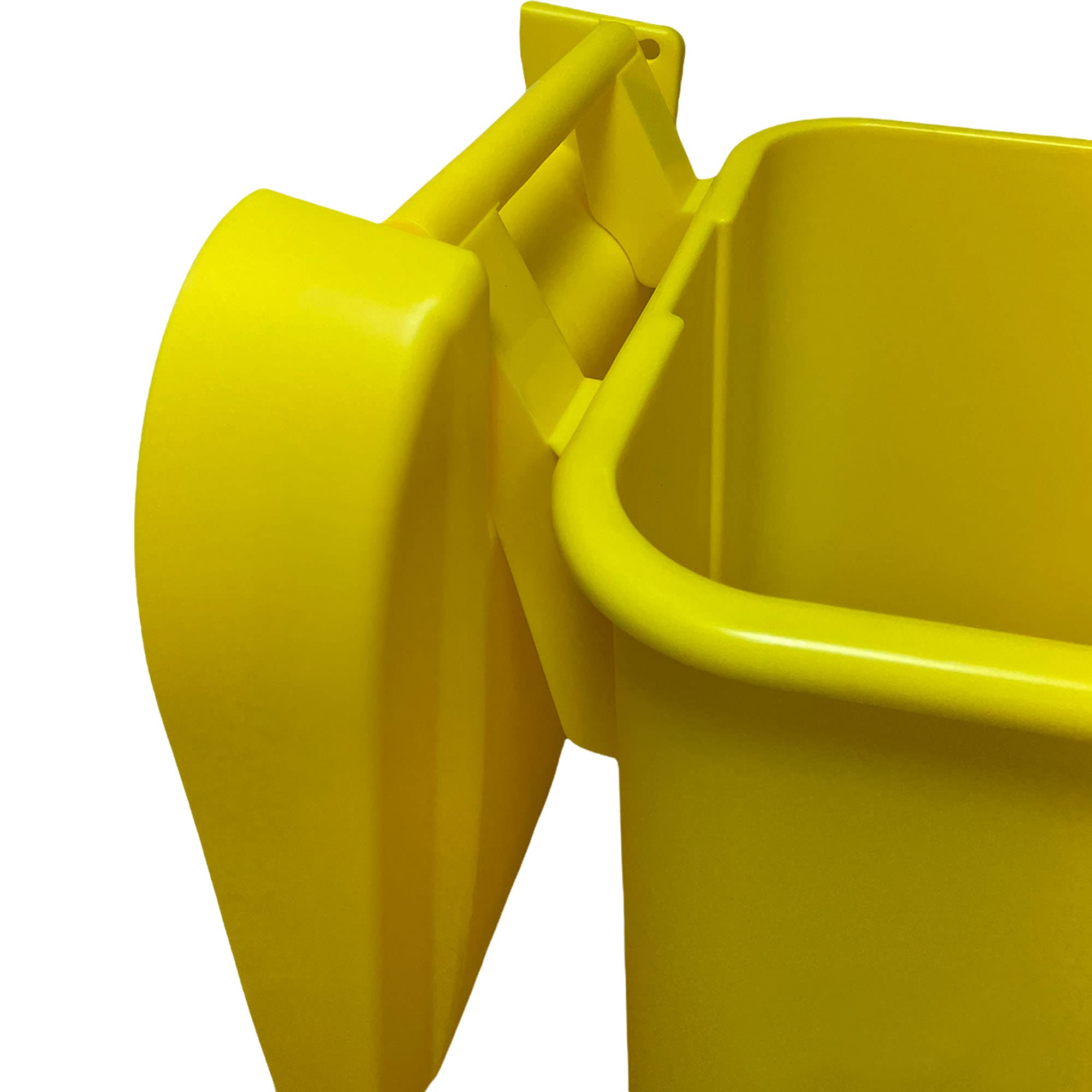 Pojemnik Wellhome Recycle 110 litrów, zamknięty pokrywką, idealny do recyklingu tworzyw sztucznych, z kółkami