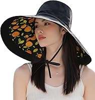 HUAMULAN Women's Wide Brim Sun Hat - Reversible Packable Bucket Hat with Metal Wire Edge, UPF 50+ UV Protection for Beach Fishing Hiking
