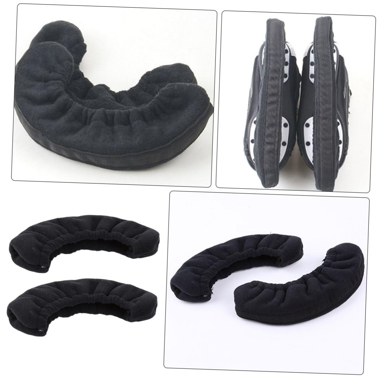 TOYANDONA Fundas Protectoras de Patinaje sobre Hielo Cubiertas y Fáciles de Limpiar para Cuchillas para Hockey y Patinaje Artístico