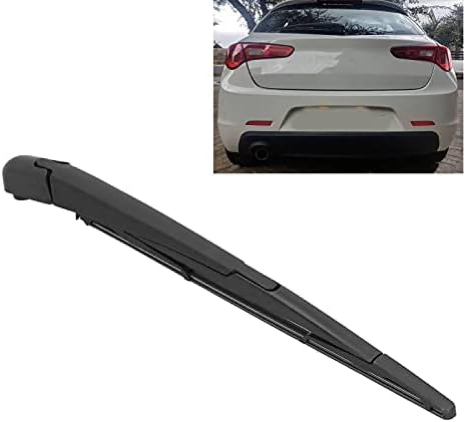 M MODECAR Bras D'Essuie-Glace Arrière + Balai Compatible Alfa Romeo Giulietta 2010- (OE 50509693)
