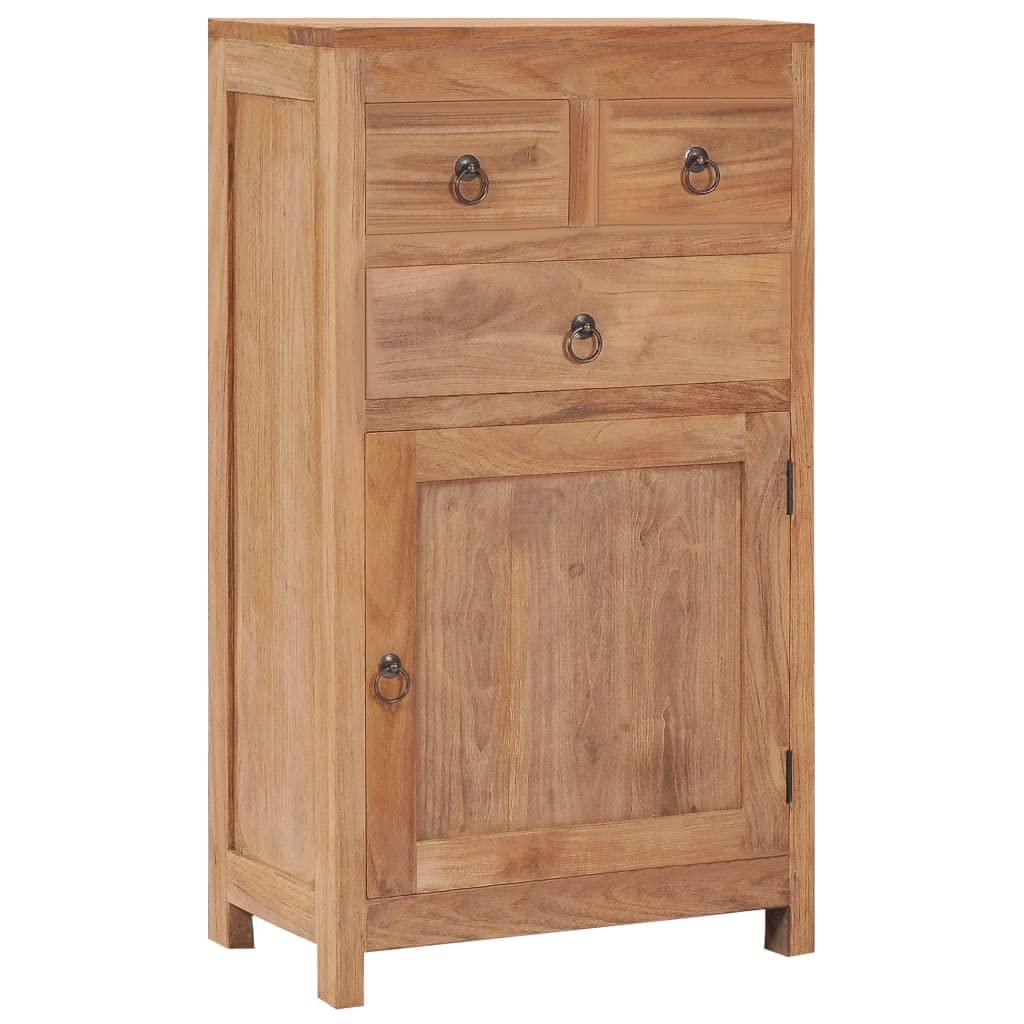 Kredens 50 x 30 x 90 cm z litego drewna tekowego, skrzynia drawers, komoda, szafka na korytarz, szafka na komody, szafka na pranie do sypialni