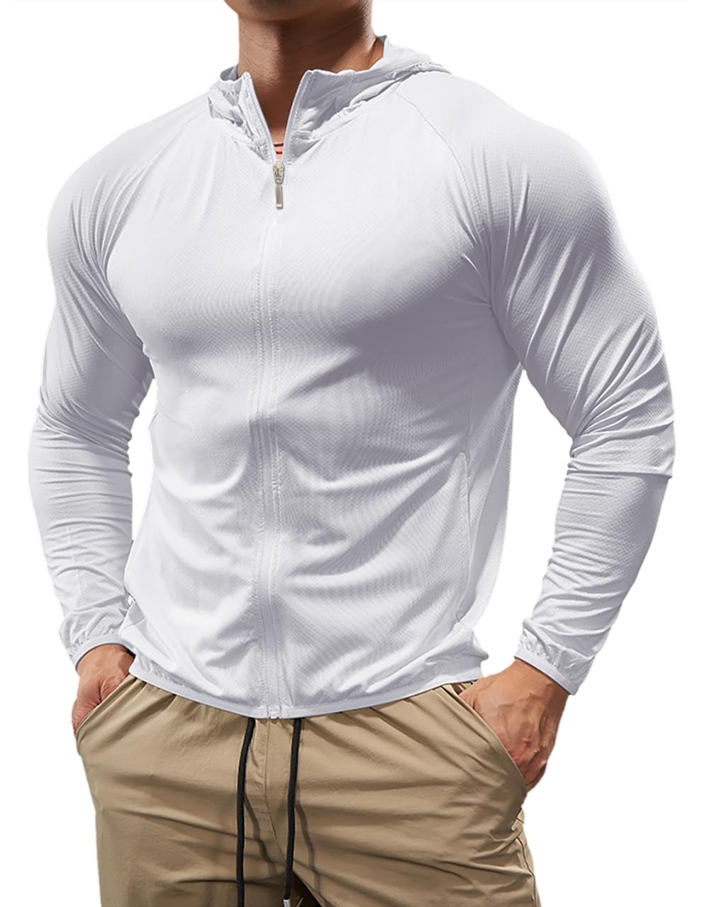 Męska bluza sportowa zapinana na zamek błyskawiczny lekka kurtka fitness z długim rękawem koszule do biegania topy