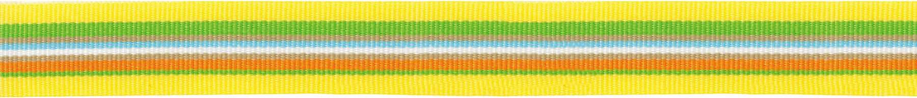 Offray Nantucket Craft Ribbon, 5/8-Inch X 9-Feet, Pineapple, Acrylic, Multicolour, 7.62x7.87x2.03 cm