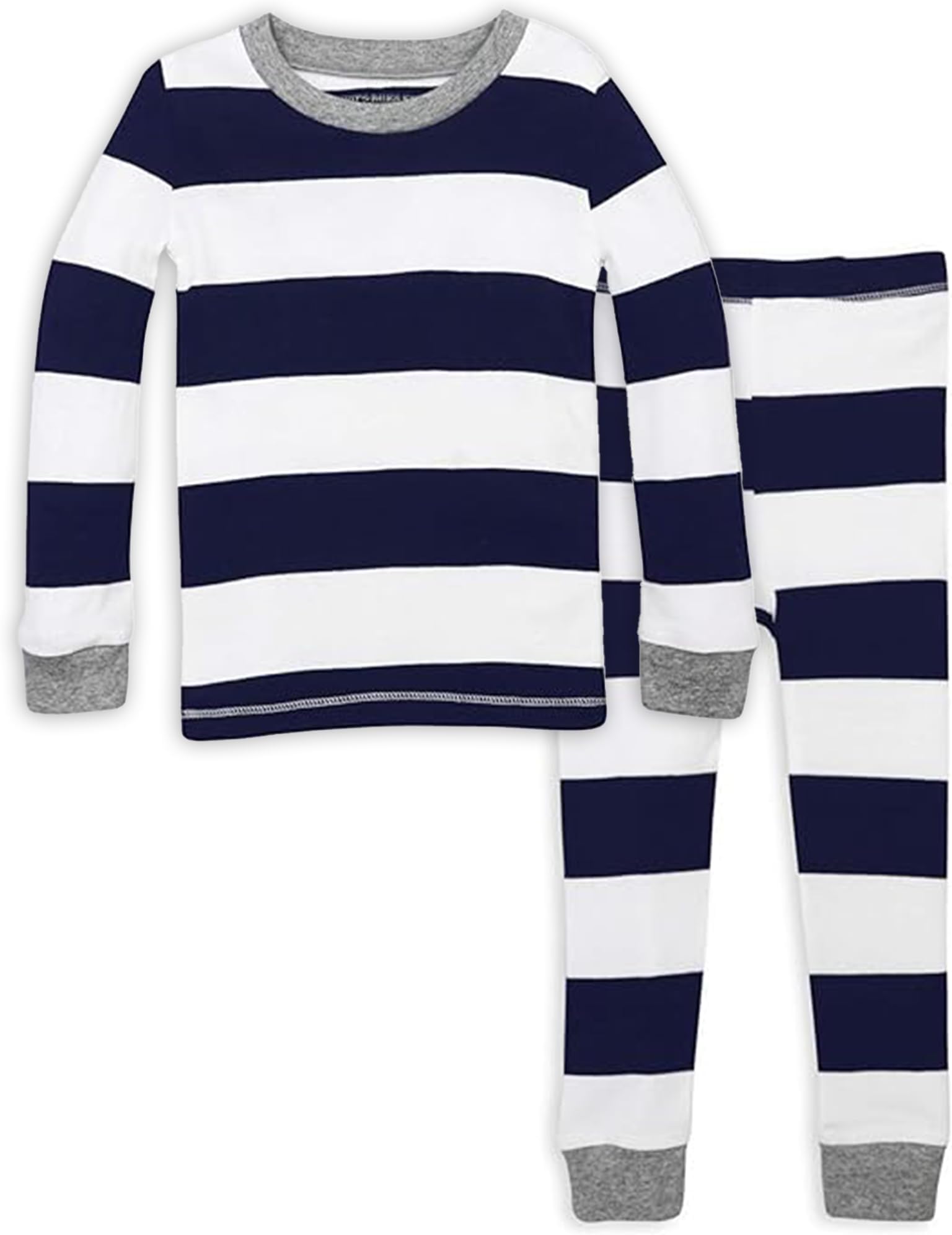 Burt's Bees Baby Boys' 2-Piece Long Sleeve Tee and Pants Organic Cotton Pajama Set