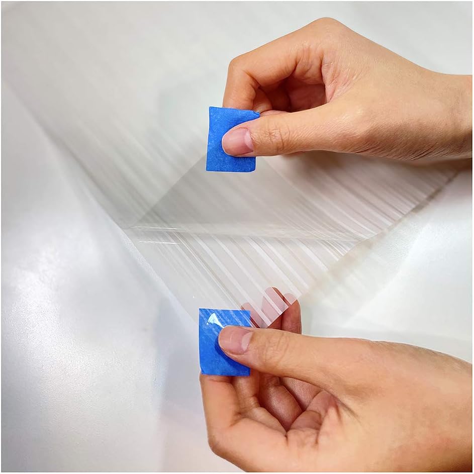 BDF 4WHSTR Decorative Window Film White Stripe - 36in X 7ft