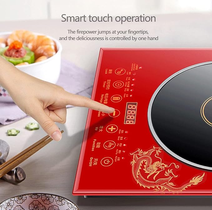 Estufa de Piso Eléctrica 1 Puesto 2100W con Temporizador y Pantalla LED miniatura 5