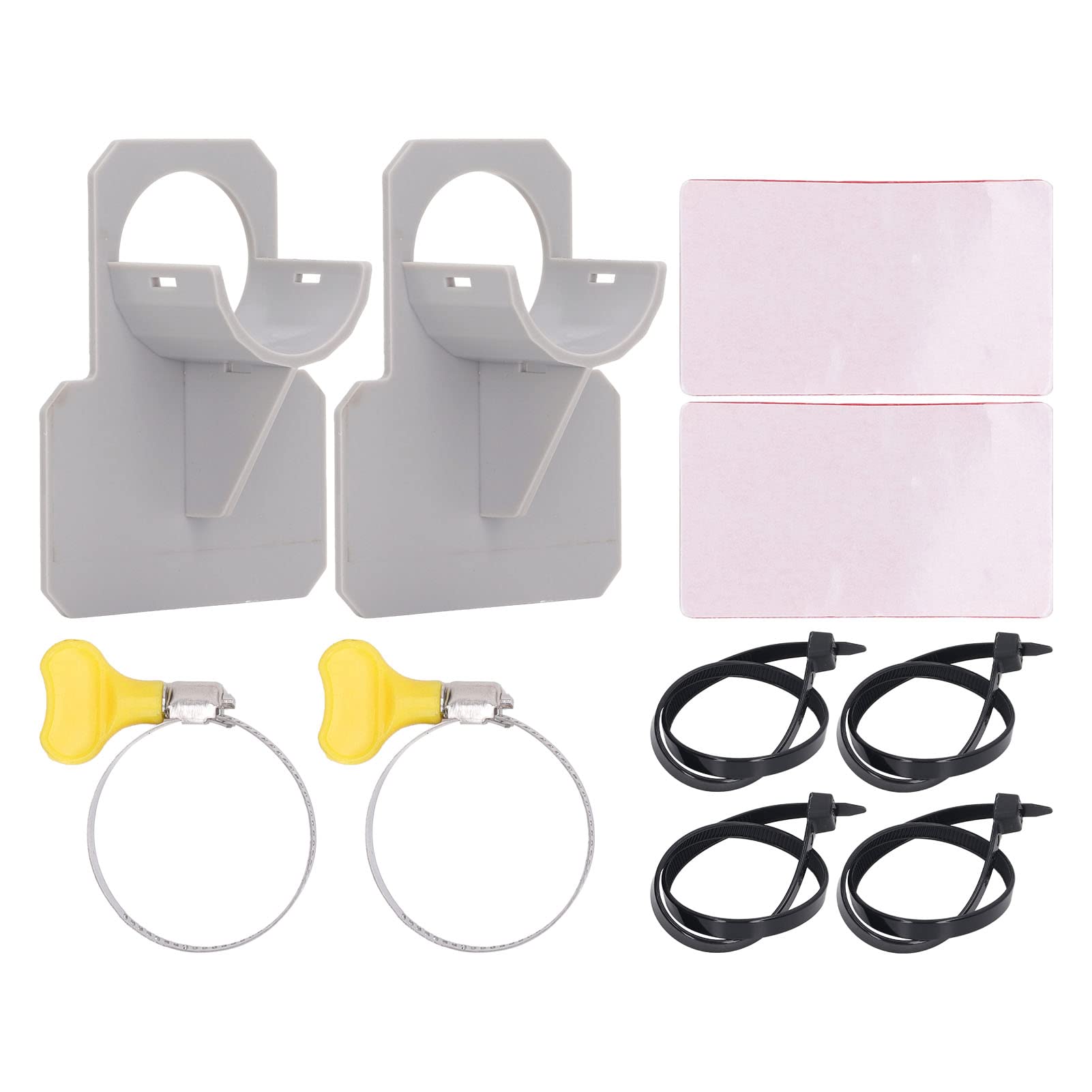 Swimming Pool Pipe Holders, above Ground Swimming Pool Hose Support Brackets with Tape Cable Tie above Ground Pool Accessories for Preventing Pipes Sagging Accessory