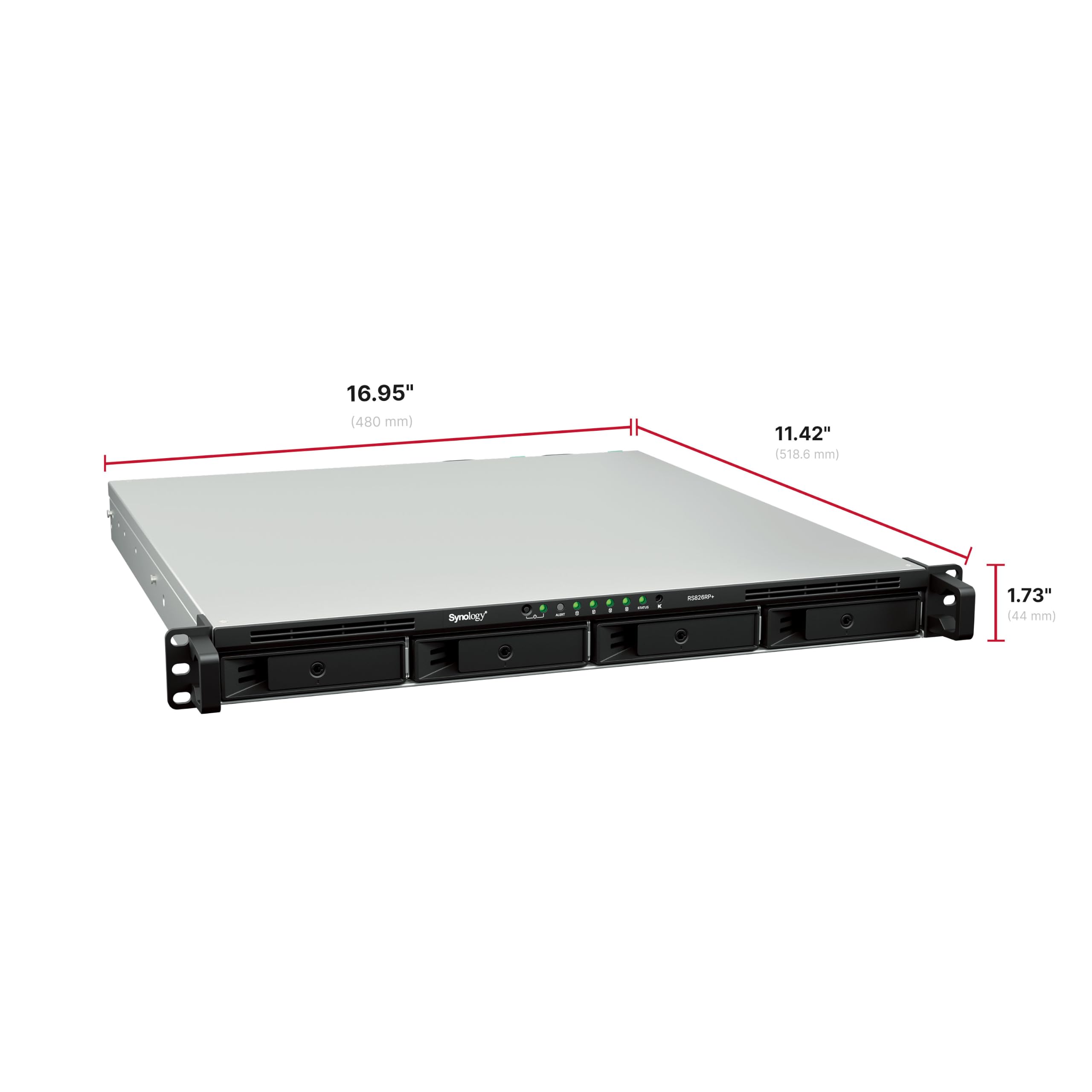 Synology RackStation RS826RP+ à 4 Baies (sans Disque)