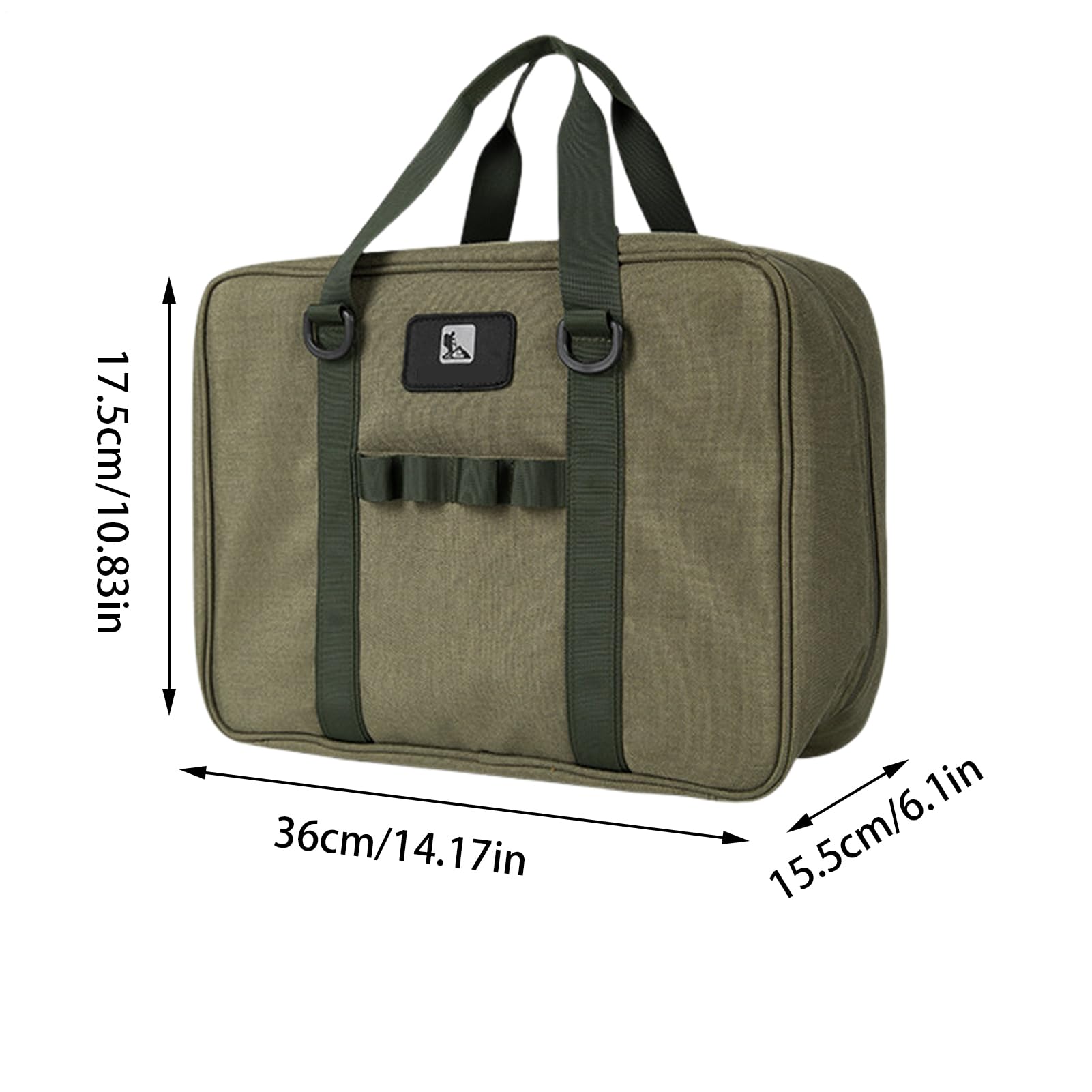 Sac de rangement pour ustensiles de cuisine de camping - Organisateur de pochette Oxford pour ustensiles de cuisine | Sac de poche étanche pour de, organisateur de sac Portable pour
