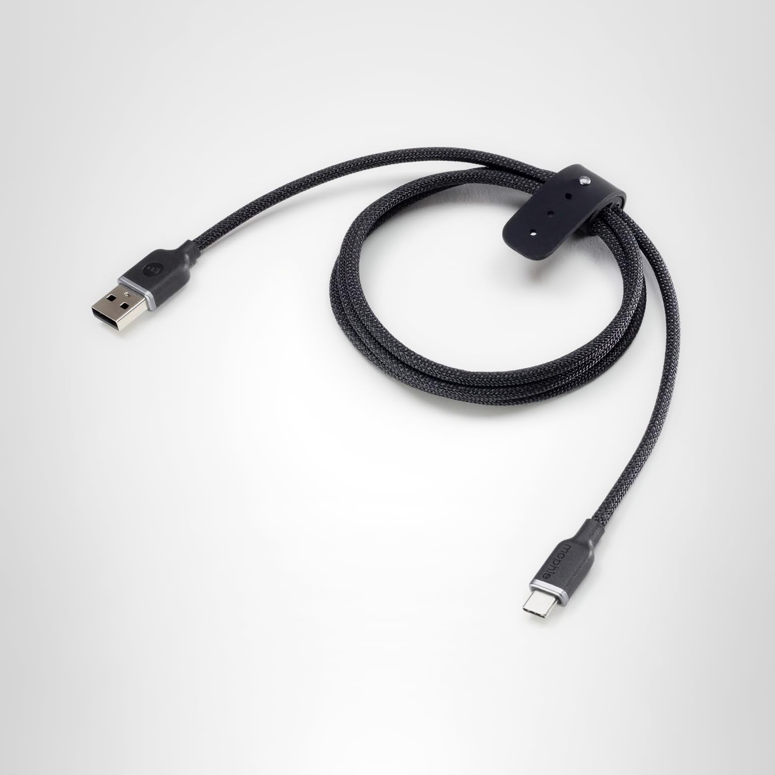 mophie Charge Stream USB-A to USB-C 1m/3ft Silicone Cable - Braided Enduraflex Design, 15W Fast Charge Compatible, & Ultra-Durable Build