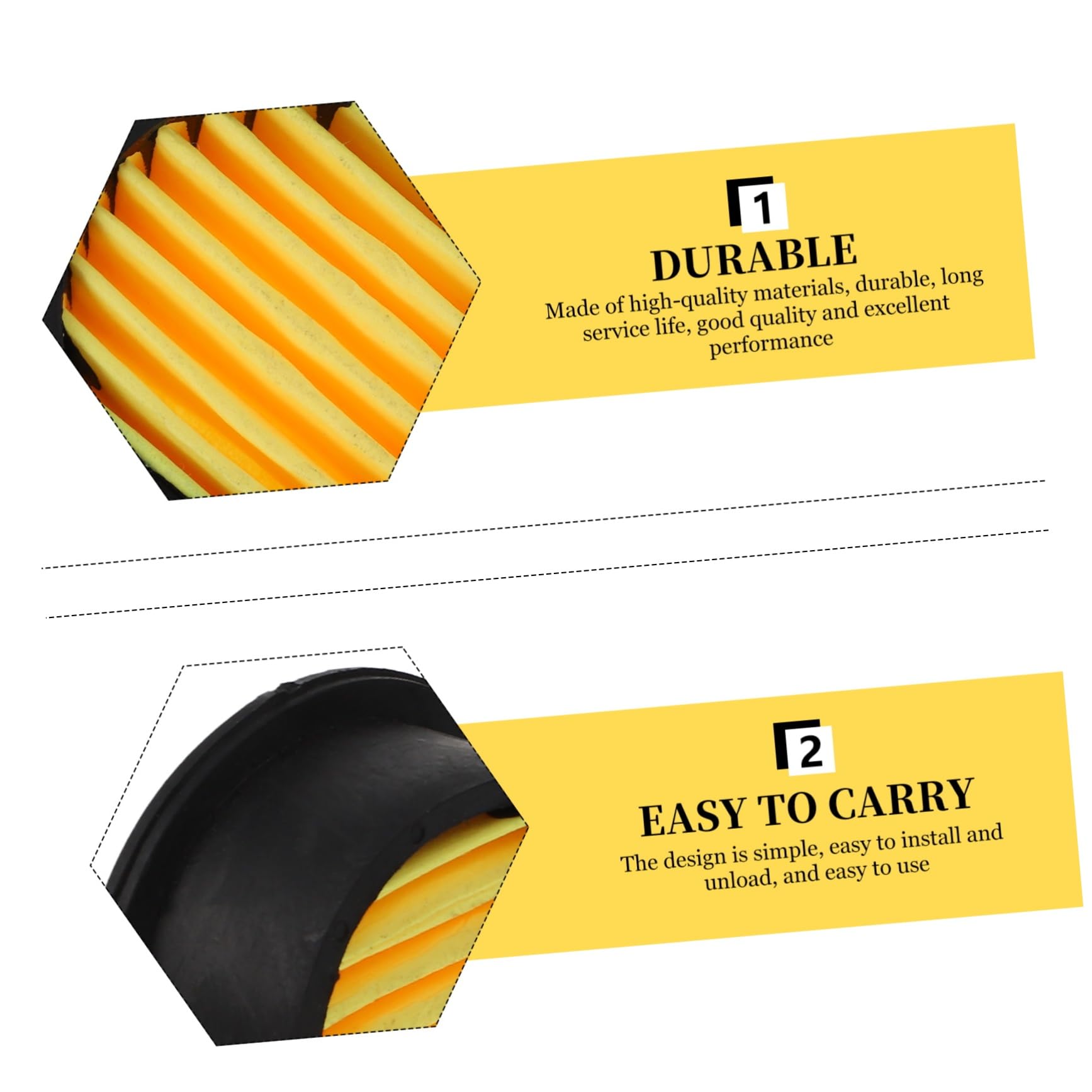 5 Ensembles Filtre À Air De Remplacement Pour Compresseur Lot De Admission Compatible Avec Silencieux Installation Facile Accessoire Durable Performant 10 Pièces * 5