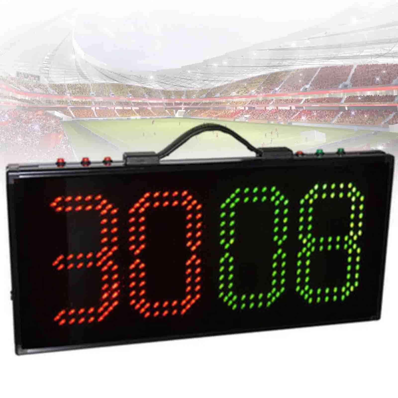 Ptatritious Multicolor Led Substitution Board For Football Referees, Football Electronic Substitution Board, Injury Stop Time Scoreboards, For Games Ping Pong/Baseball/Football Doublesided