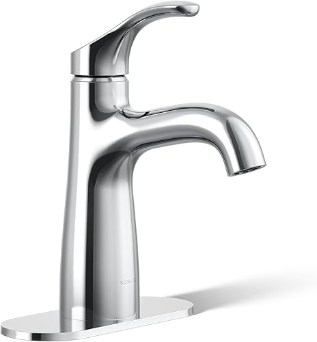 Miniatura 15 de Kohler 27389-4-BN Simplice - Grifo para lavabo de baño con una sola manija, 1.2 gpm, níquel cepillado vibrante Vibrant Brushed Nickel,Mate