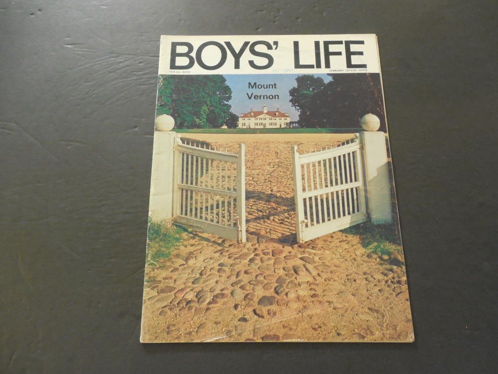 Boys' Life Feb 1974 Mount Vernon