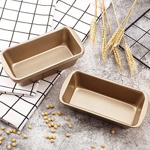 Patelai PATELAI-185080 Non-Stick Loaf Pan Set, 4 Pieces Toast Baking Mold, Rectangle Baking Tray thumb #5