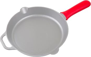 Victoria Silicone Handle Holder for Cast Iron Pans Diameter 25-30 cm Heat Resistant Handle Cover Prevents Burning When Handling Pans