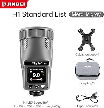 [z412]JINBEI H1 LEDスピードライト z412]JINBEI H1 LEDスピードライト