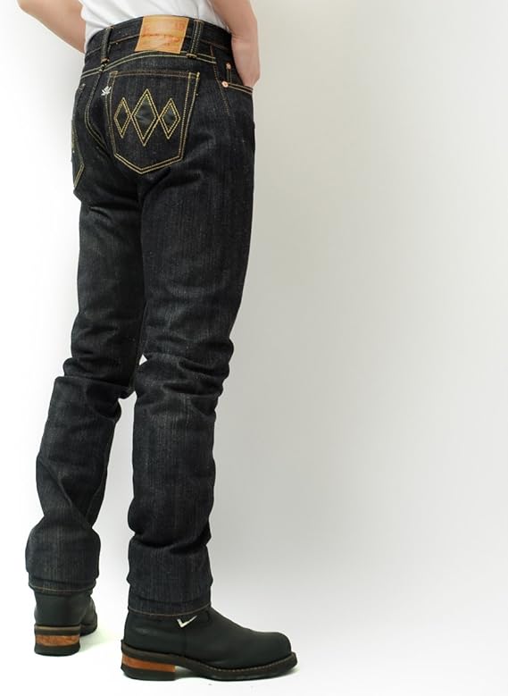Amazon Co Jp フラットヘッド Rjb コラボ ジーンズ デニム ジーパン パンツ 別注商品 The Flat Head D109rb ファッション