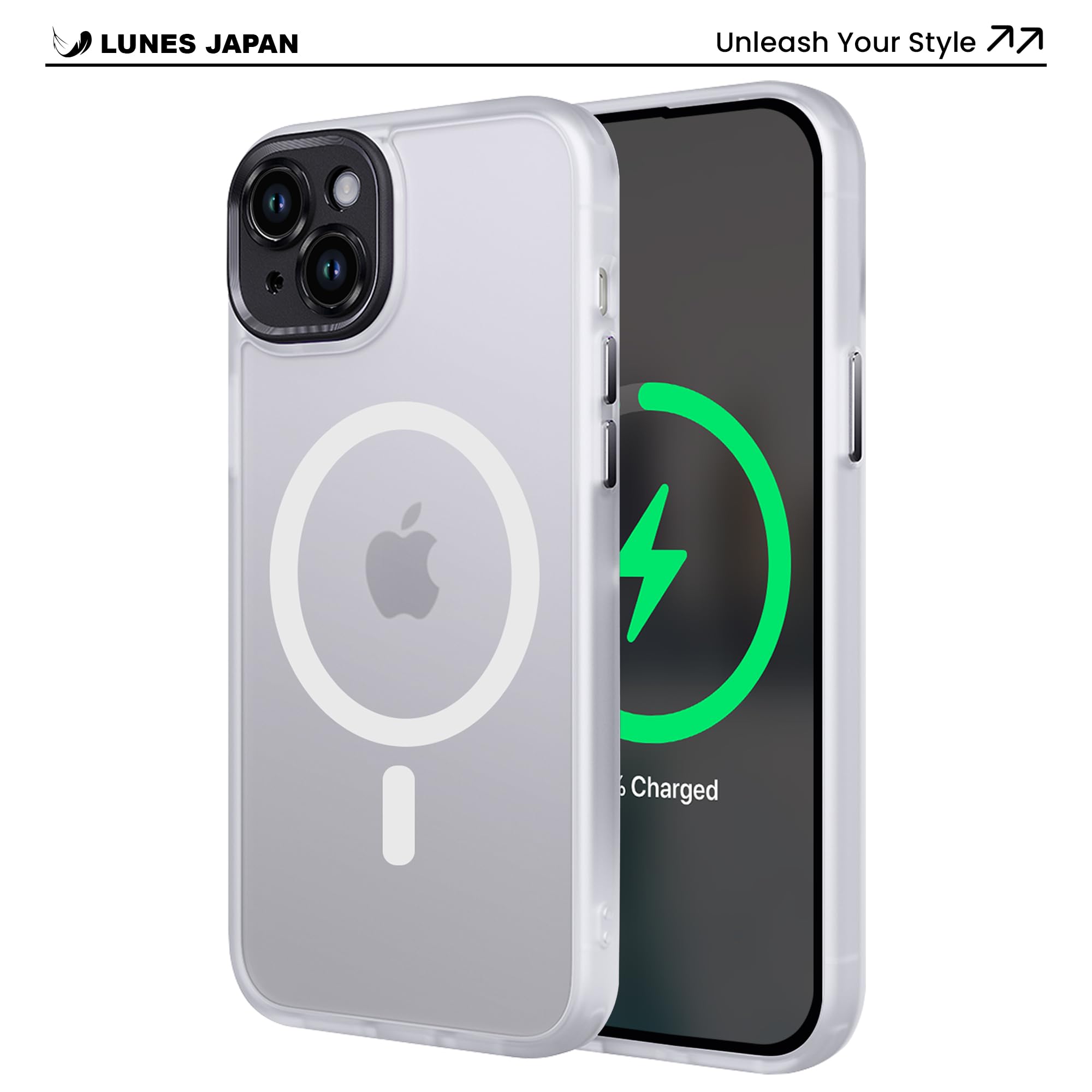 Amazon.co.jp: LUNES iPhone 14 ケース Magsafe対応 アイフォン14