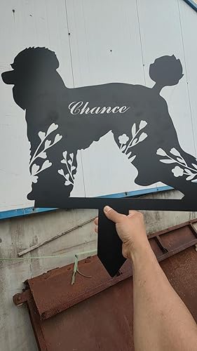 Miniatura 2 de Letrero de metal personalizado para perro, estaca conmemorativa personalizada para perro, regalo de pérdida de mascotas, marcadores de tumbas de