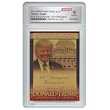 Proud Patriots - 47th President 2nd Term 60th Inauguration - Gold Pearl Trading Card (Graded Gem Mint 10) | Perfect Political Gift for Trump Supporters and Patriotic Americans | The #1 Trump Gifts