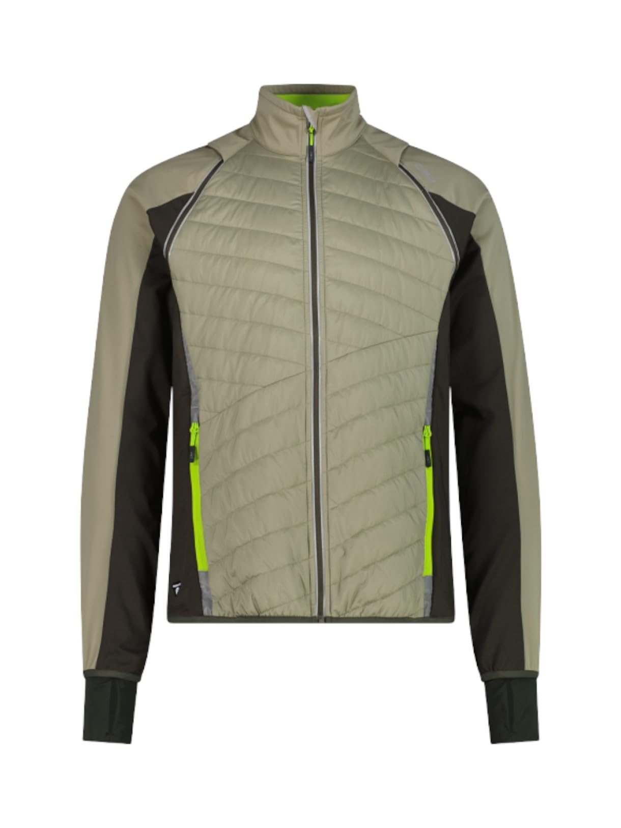 CMP MAN JACKET WITH DETACHABLE SLEEVES SAGE-PINE