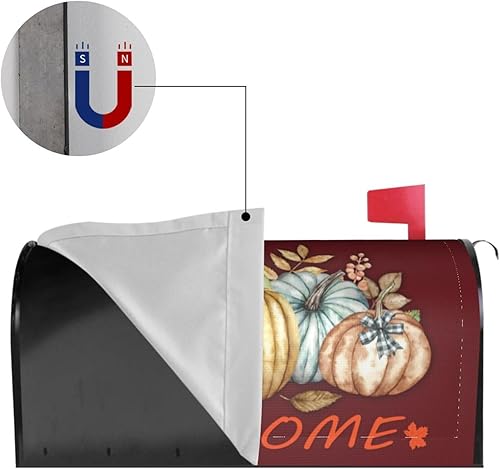 Miniatura 259 de Miaoquhe Funda magnética para buzón de 4 de julio, tamaño estándar de 18 x 21 pulgadas, diseño patriótico multicolor para decoración del hogar, 4