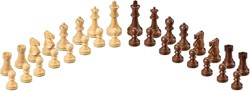Miniatura 4 de Bobby Fischer (Reg. U.S. Pat. & Tm. Off.) Últimas piezas de ajedrez  SheeshamBoxwood  3.75 pulgadas King