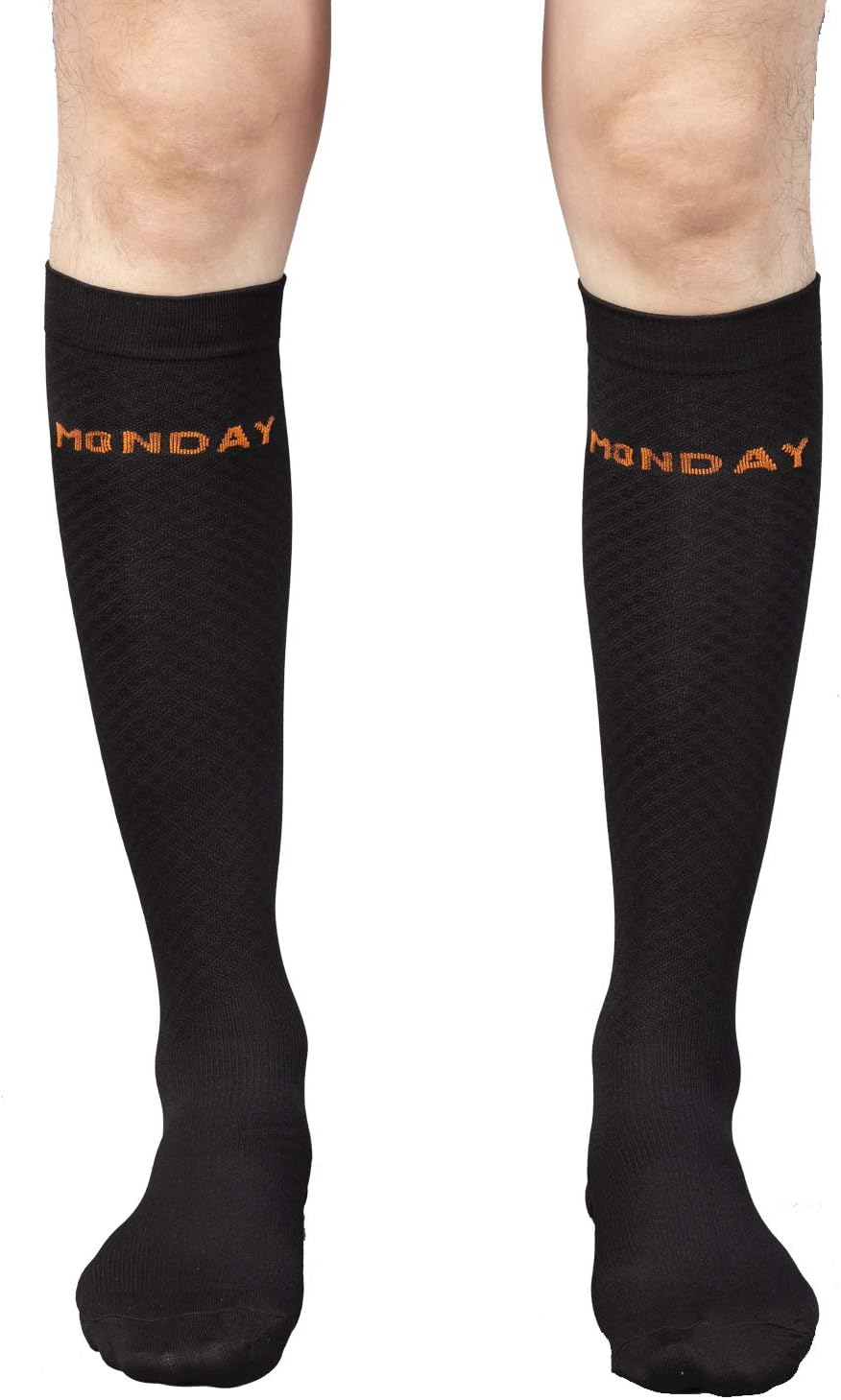 7 Pairs Compression Socks Women Men 20-30mmHg Graduated Knee High Stockings-S/M