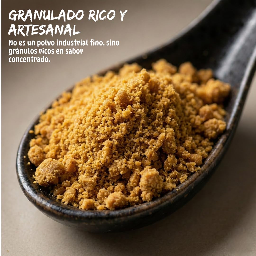 Umami Miso en Polvo Japonés 100g - Sazonador Instantáneo Fermentado - Potenciador de Sabor Natural - Sin Glutamato y Vegano