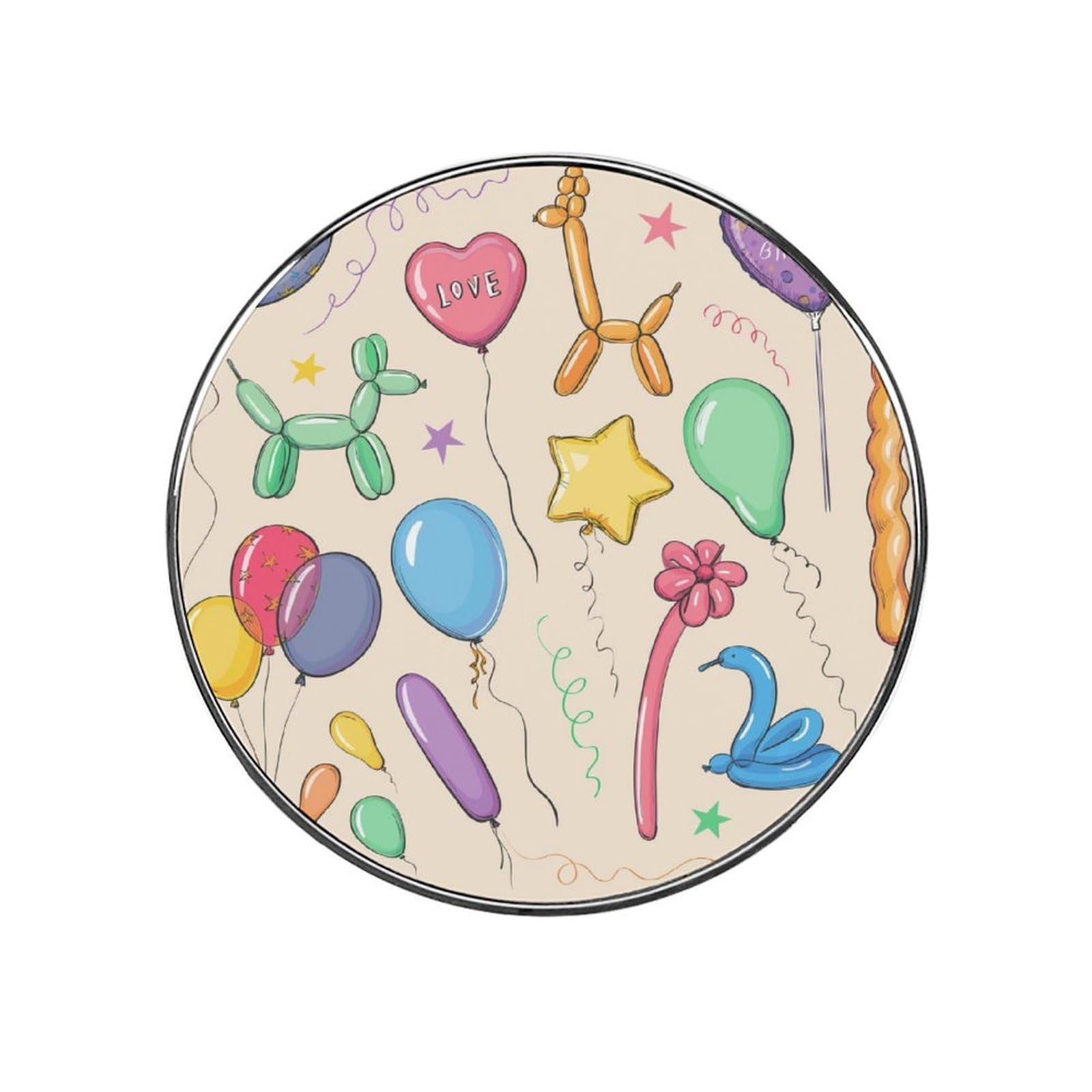 Balloon Animal Alloy Fridge Magnet For Office Cabinet Refrigerator Whiteboard Photo