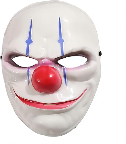 Limpac Payday3 - Máscara de cosplay para disfraz de Halloween, máscara de terror unisex