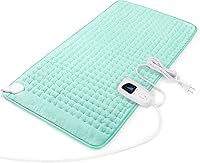 Vista 12 de Almohadillas térmicas eléctricas para espalda, hombros, caliente, para cuello y brazos, abdomen, húmeda para piernas y rodilla, apagado automático