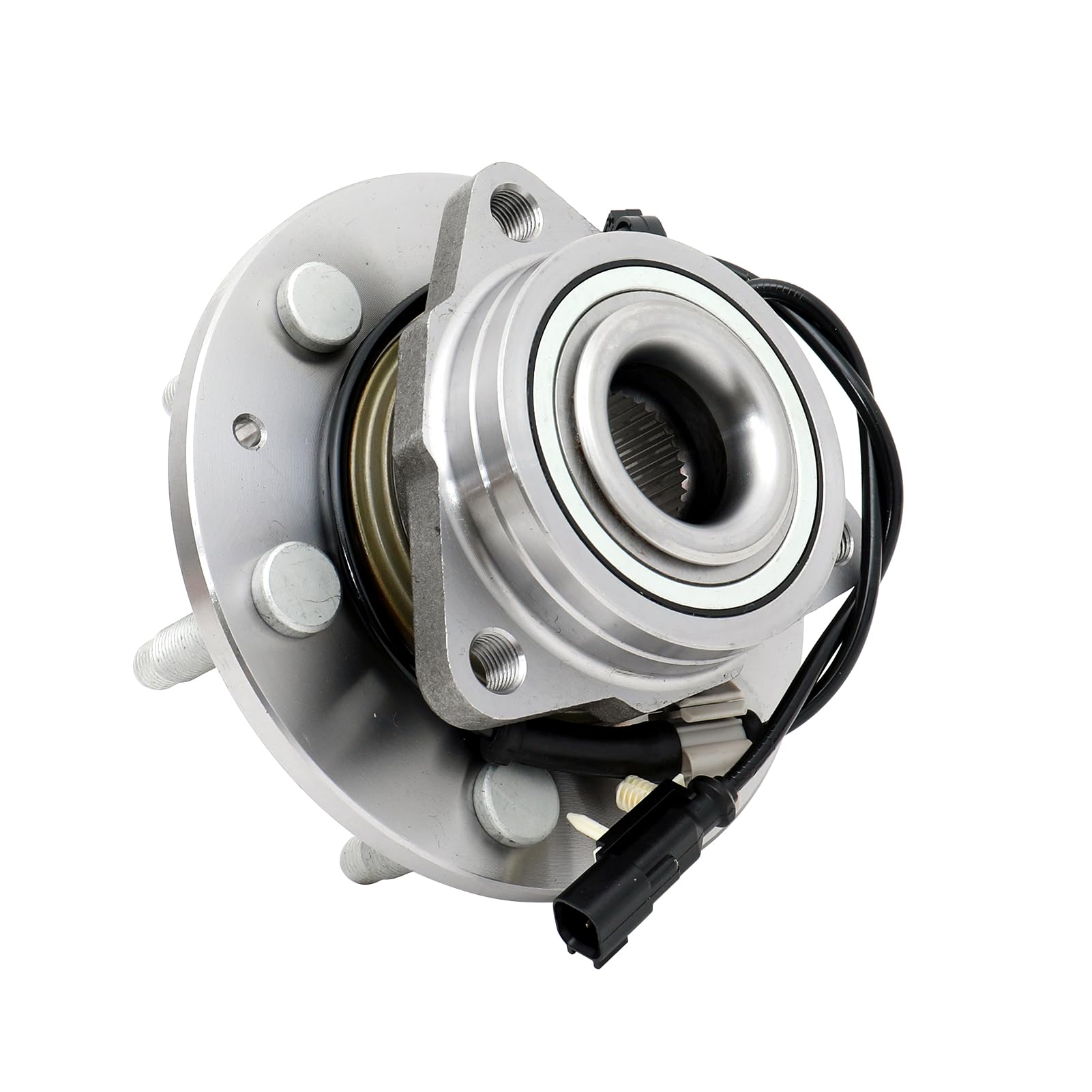 FKG 515160 Front Wheel Bearing Hub Assembly fit for 2014-2018 Chevy Silverado 1500 (4WD Only), 2015-2020 Chevy Tahoe (4WD Only), 2014-2018 GMC Sierra