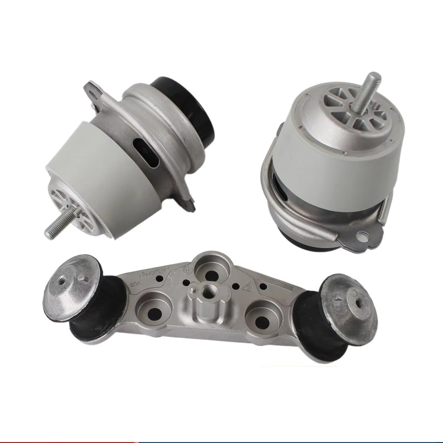 Lisqbkbi One Color Engine Mount For Panamera 970 2011-2016 3.0L 3Pcs Engine Motor Transmission Mount Replacement 97037505720 97037511801 Engine Mounting