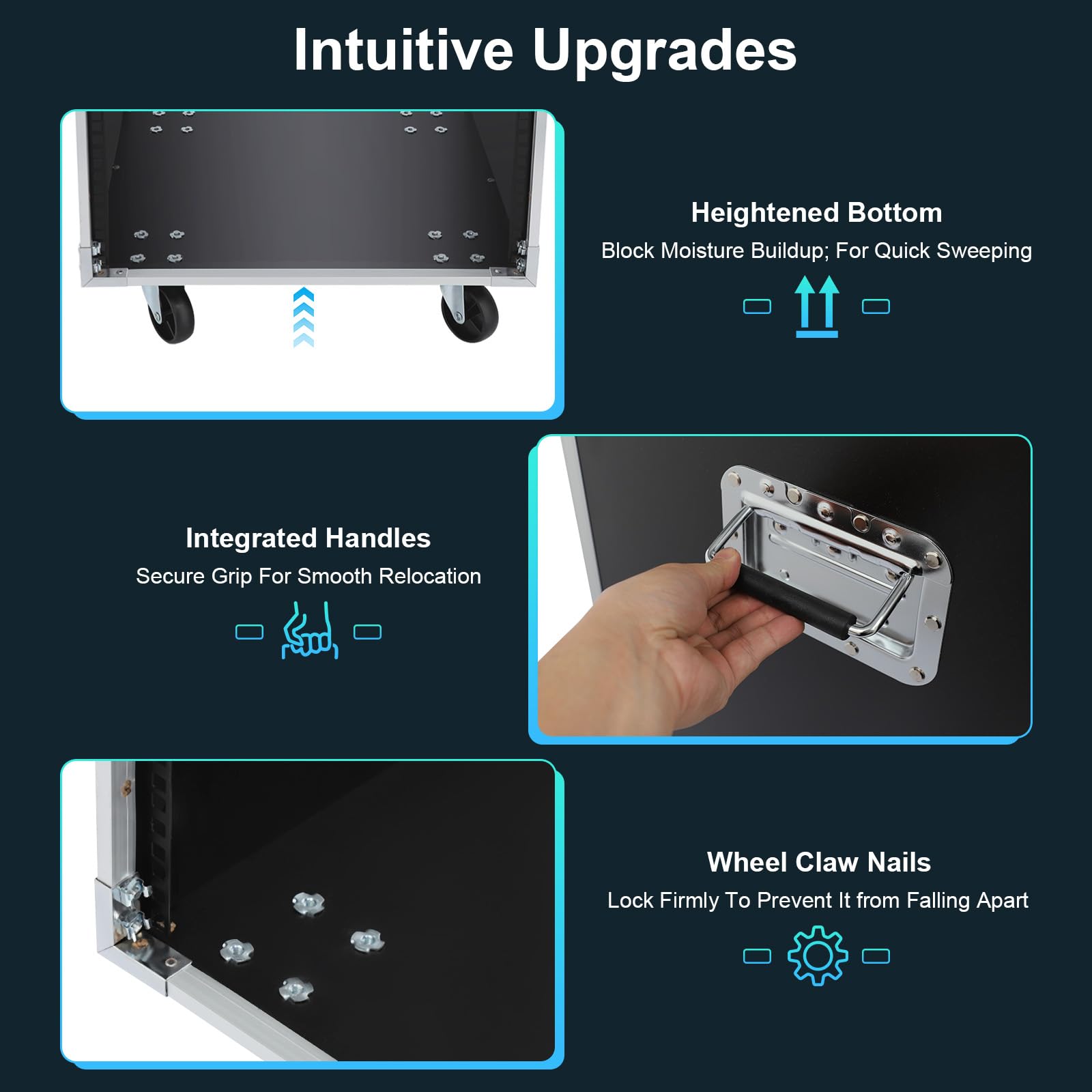 Amazon.com: 16U Network Server Rack with Caster Wheels, Portable