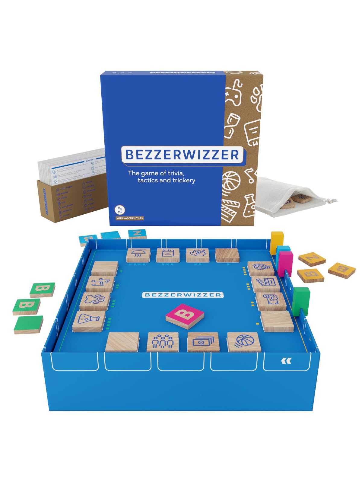 Asmodee | Bezzerwizzer | Lustiges Familien-Trivia-Partyspiel | Ab 15 Jahren | 2+ Spieler | 45+ Minuten Spielzeit