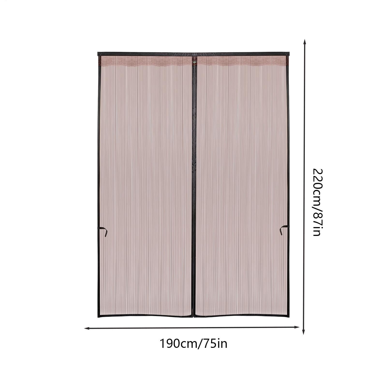 Porta Zanzariera Magnetica Copertura Magnetica Pesante | Schermo Rete per Porta con Magnete per Porte da Esterno, Casa, Appartamento, Portico, Ingresso, Balcone, Cancello, Adatto a