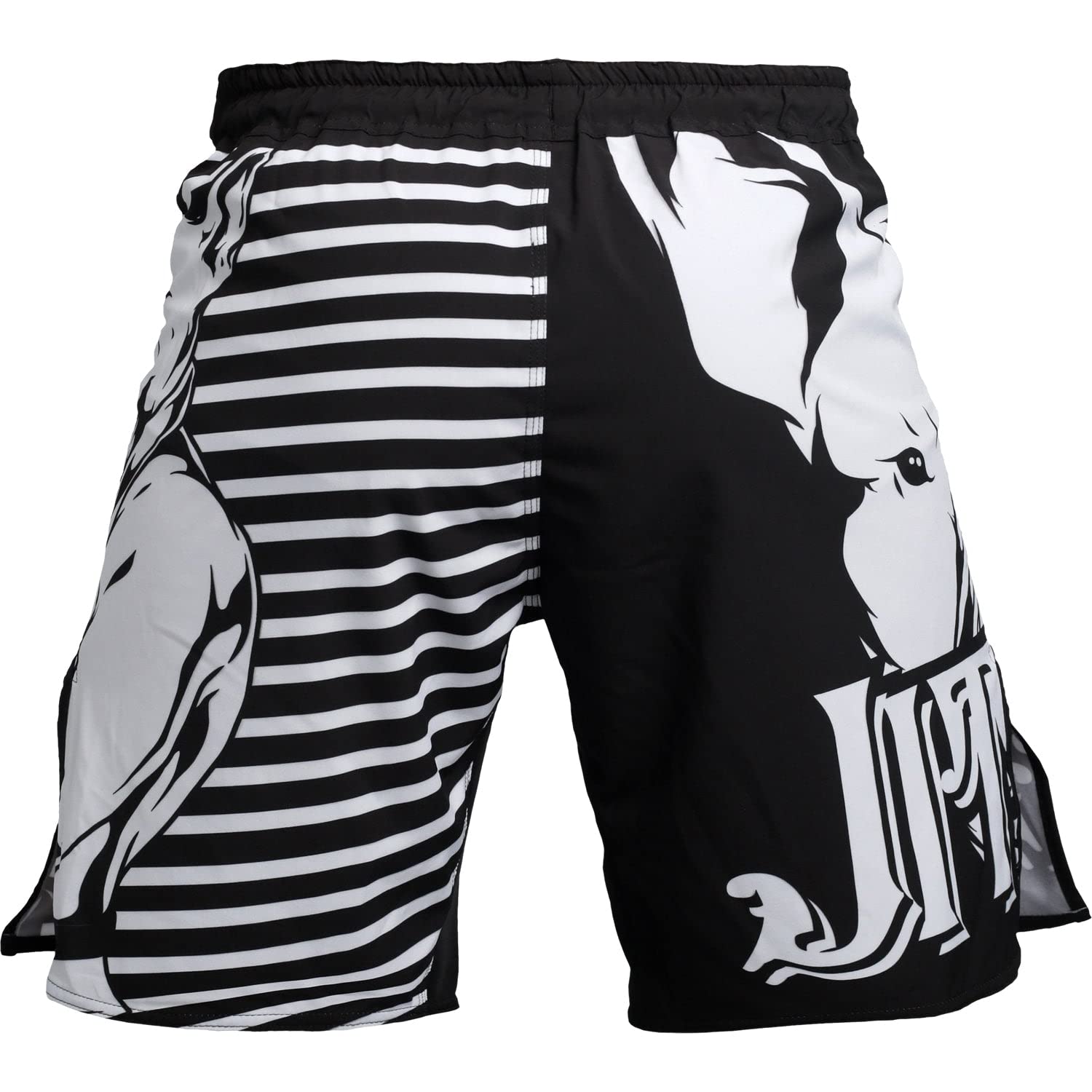 Hardcore Training Fight Shorts Uomo Pantaloncini da Combattimento Arti Marziali MMA BJJ Boxe Muay Thai Grappling Fitness No Gi