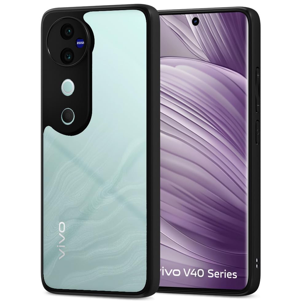 Pikkme Back Cover Shockproof Sleek Hybrid Armor Bumper Case Compatible with Vivo V40 5G / V40 Pro 5G / T3 Ultra 5G (Black) (B0DBQTTYTV) Amazon Price History, Amazon Price Tracker