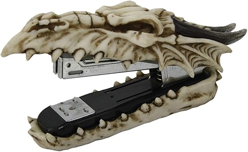 Grapadora Arcaica Bone Dragón de computadora decorativos novedad
