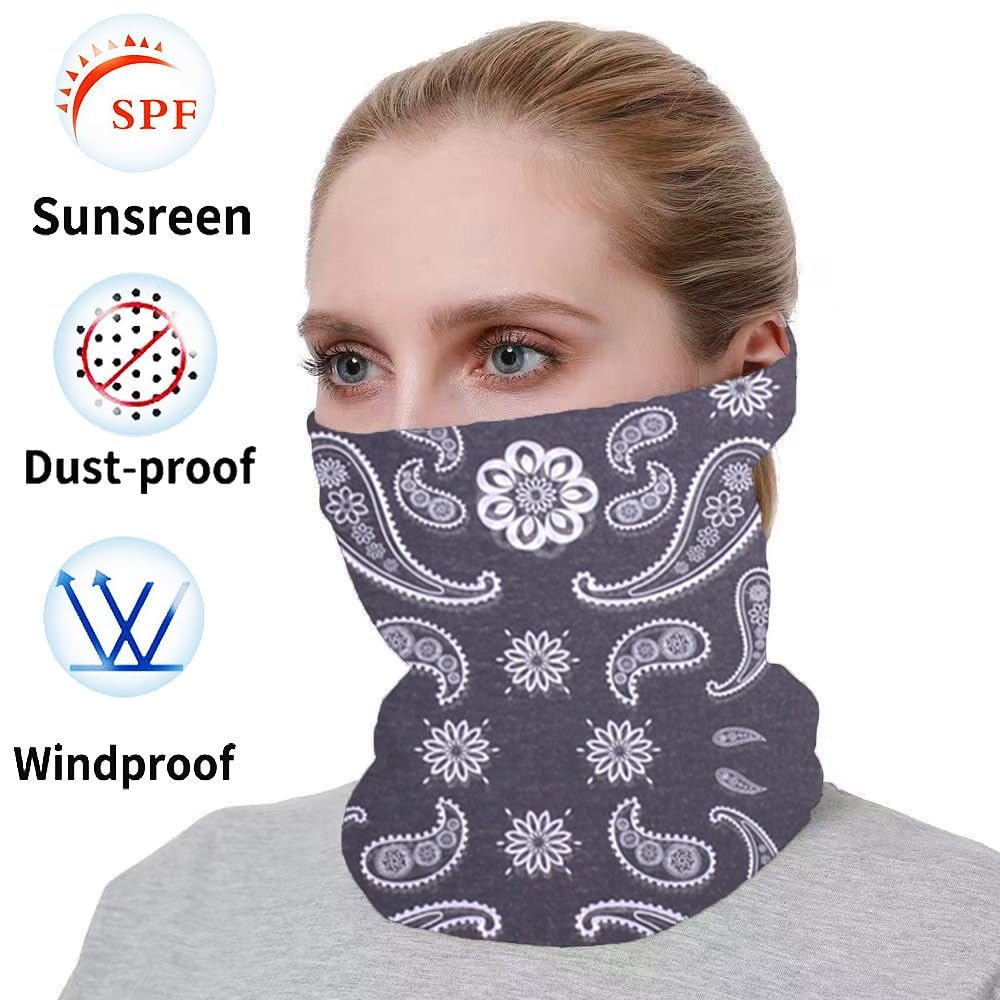 Komin na szyję maska szalik na twarz bandana tuba osłona nakrycia głowy kominiarka opaska na głowę dla mężczyzn i kobiet