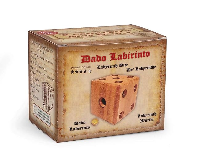 Foto 4 de 6 de Logica Juegos Art. Dado Laberinto - Rompecabezas 3D de Madera Preciosa - Dificultad 4/6 Extrema