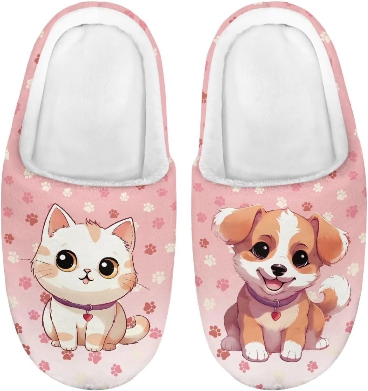 Kids Slippers for Girls Boys - Plush Fuzzy Indoor Shoes