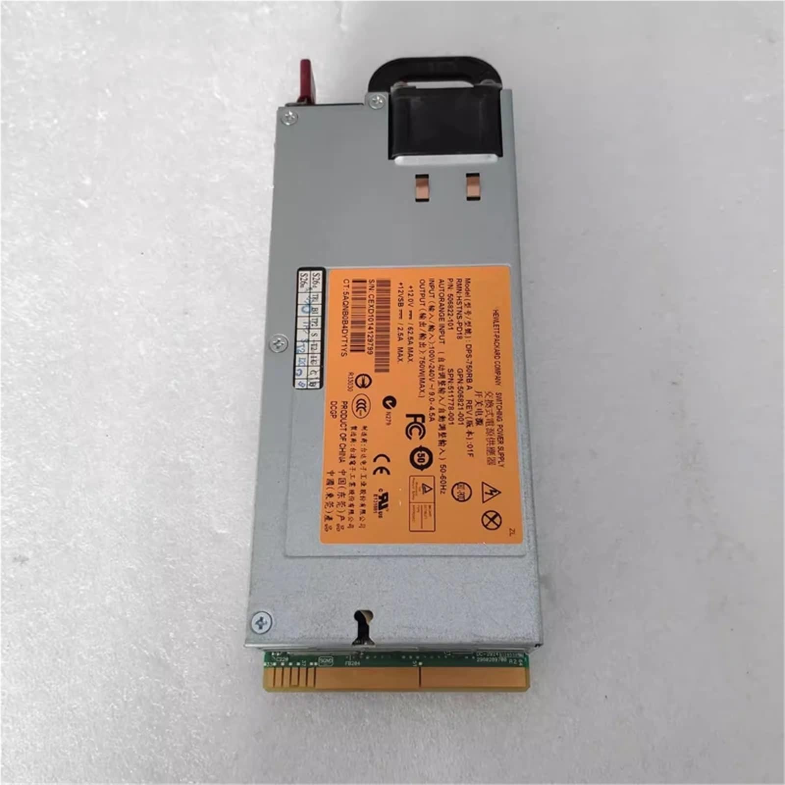 511778-001 for DL360 380 G6 G7 G8 750W Fuente de alimentación del Servidor DPS-750RB A 506821-001 506822-101