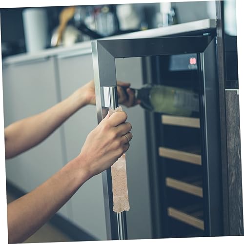 Miniatura 9 de Guantes de encaje para manija de refrigerador, 6 unidades, cubiertas para manijas de puerta, para electrodomésticos, manijas de armario, cubierta de