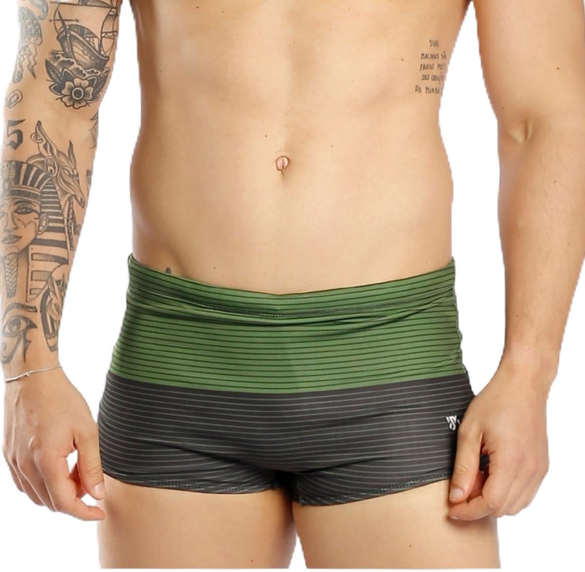 Sunga Boxer Estampada Lycra Adulto Larga Praia, Piscina, Tecido Poliester com Elástano, Forro Macio